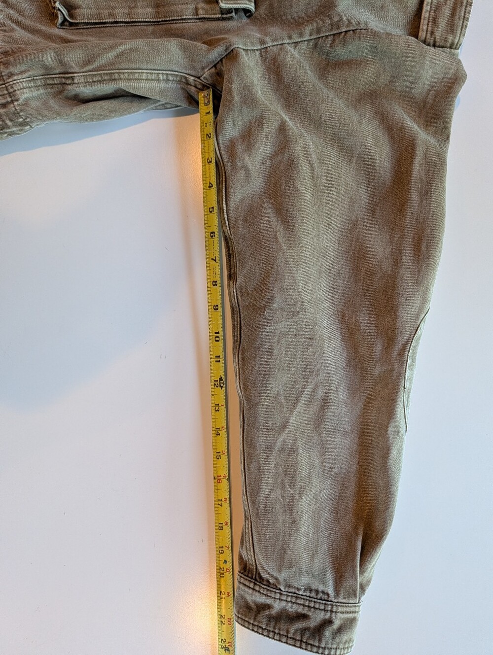 VINTAGE Banana Republic 80s Military Style Field Coat Heavy Cotton Denim XL - Picture 8 of 9